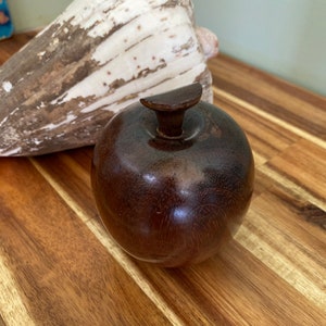 Hand Turned Wooden Apple