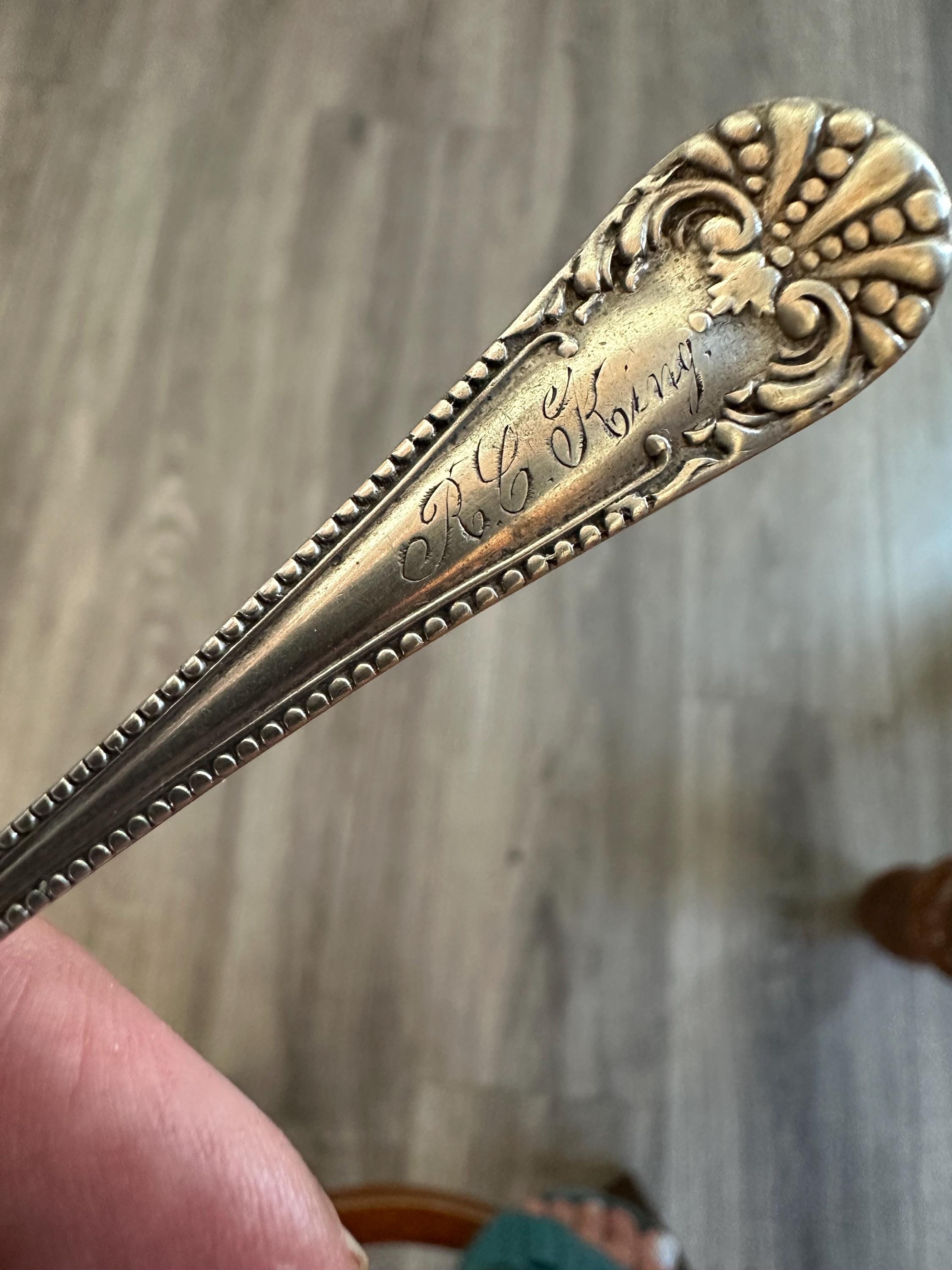 Baker Manchester Sterling Silver Spoons - Etsy