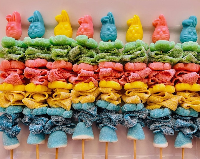 Candy Centerpieces Cotton Candy Candy Kabobs by ItsCandyKingdom