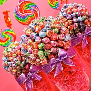 Dum Dum Lollipop Sucker Candy Land Centerpiece