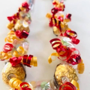 Large Custom Candy Lei Necklaces Graduation Promotion Gifts 1 Lei image 2