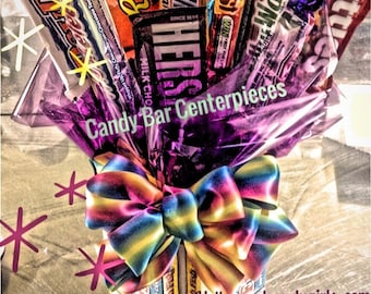 Chocolate Bar Candy Bouquet  Centerpiece