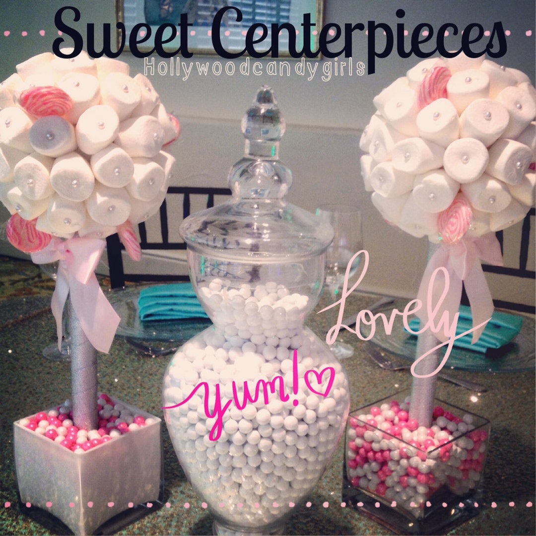 Marshmallow Lollipop Candy Land Centerpiece Topiary Tree, Candy Buffet  Decor, Wedding, Mitzvah - Etsy, image size:1080x1080