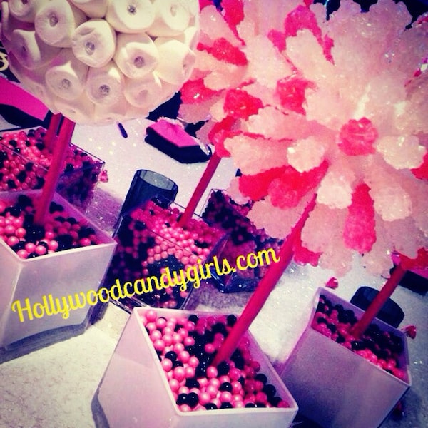 Rock Candy Lollipop Topiary Centro de mesa