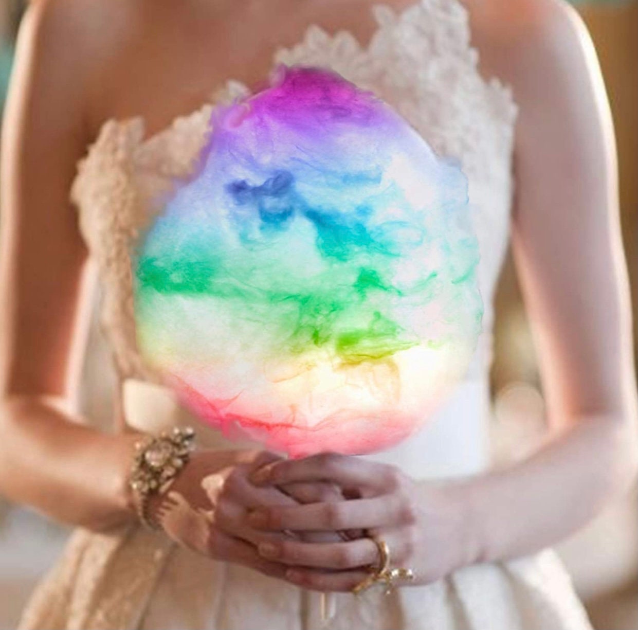 24 Glow in the Dark Cotton Candy Pre Made Favors Neon - Etsy