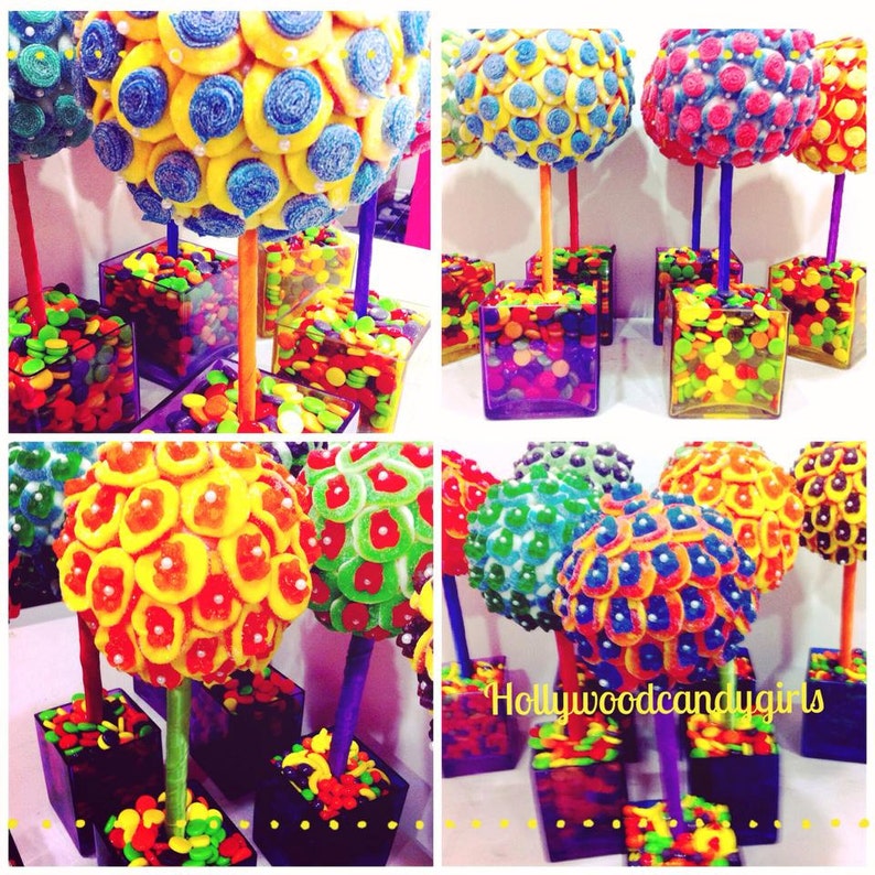 Custom Candy Land Wonka Sweet Shoppe Rainbow Centerpiece Etsy