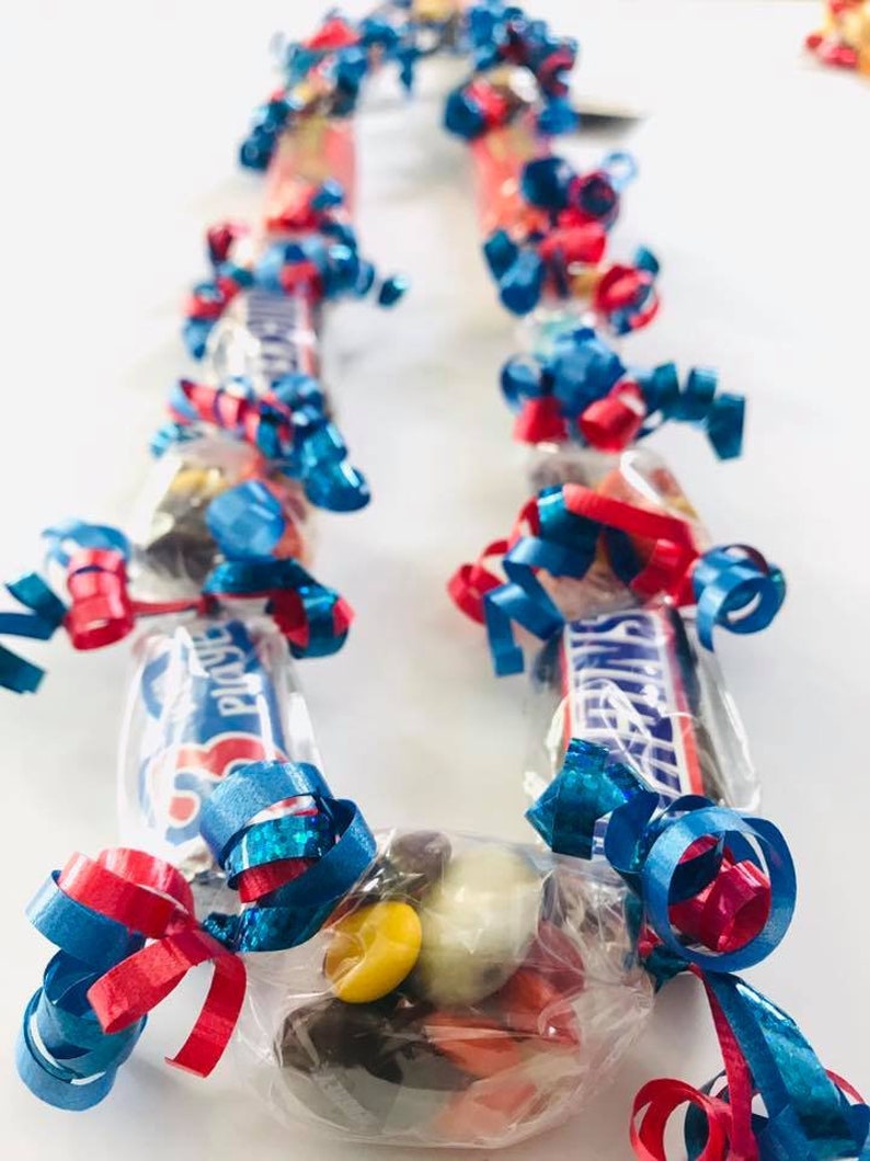 Large Custom Candy Lei Necklaces Graduation Promotion Gifts 1 Lei image 3