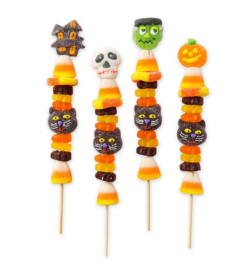 12 Halloween Sweet Stick Candy Kebab Kabob Skewers Halloween Etsy