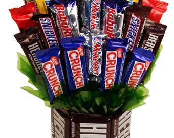 Chocolate Bar Candy Bouquet