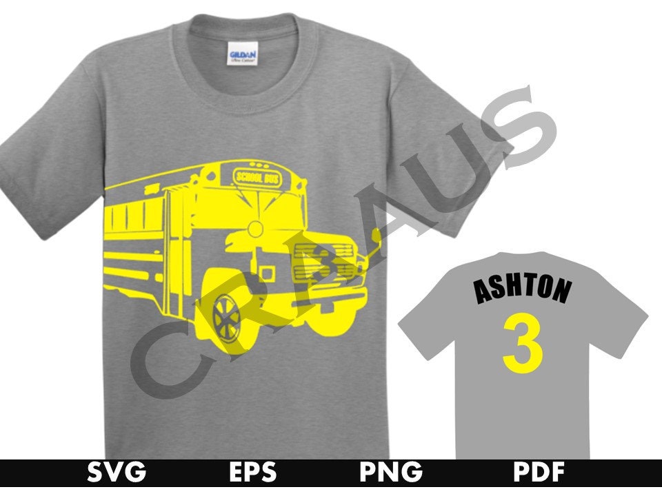 Download School Bus Birthday Svg Files For Shirts
