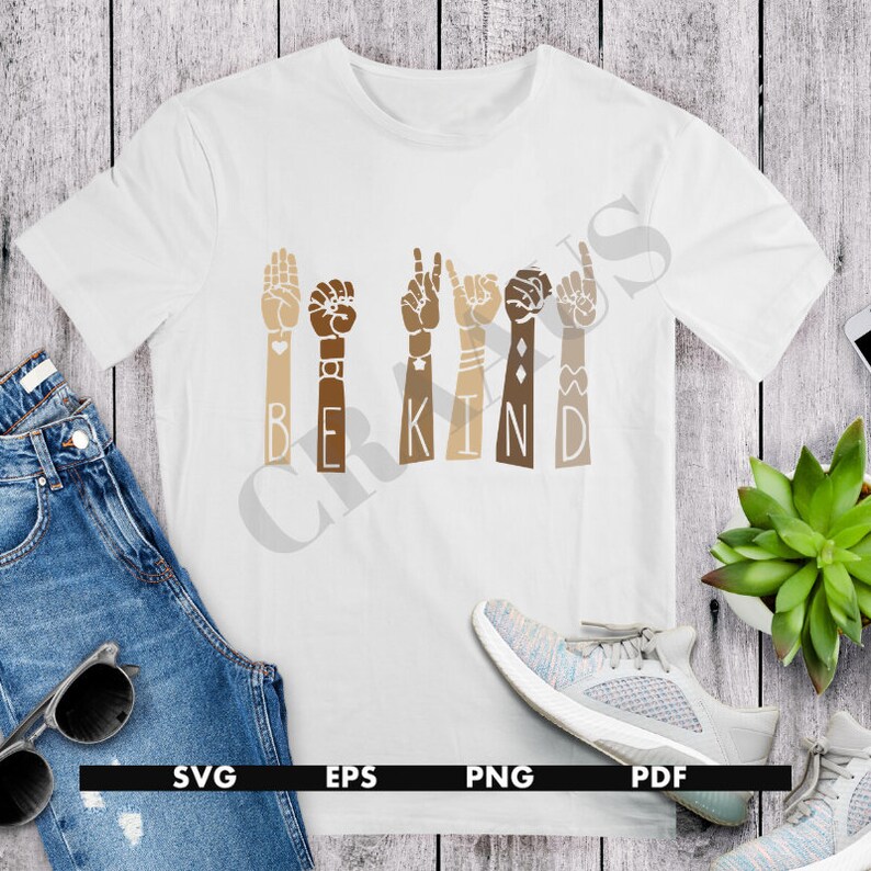 Download Be Kind SVG ASL Shirt Be Kind Sign Language tee kindness ...