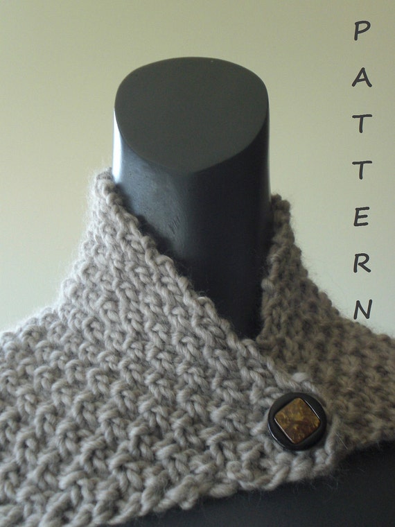 Knitting Cowl Pattern Easy And Quick Neckwrap Cowl Free Knitting Scarf Pattern Pdf 010