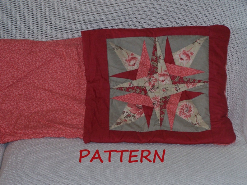 Quilt Pillow Pattern. Star Quillow PDF 017. Etsy Australia
