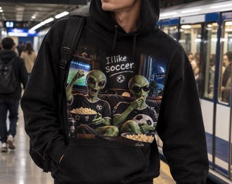 Imagen de alienígenas que le gusta  el fútbol