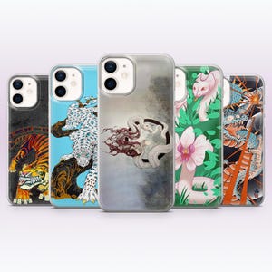 Cover per telefono con animali mitologici, tradizionale cover a forma di serpente per iPhone 18 pro, 17 max, 16, 15, 14, Samsung S26, S25, S24, 23, A57, Pixel 11 Pro