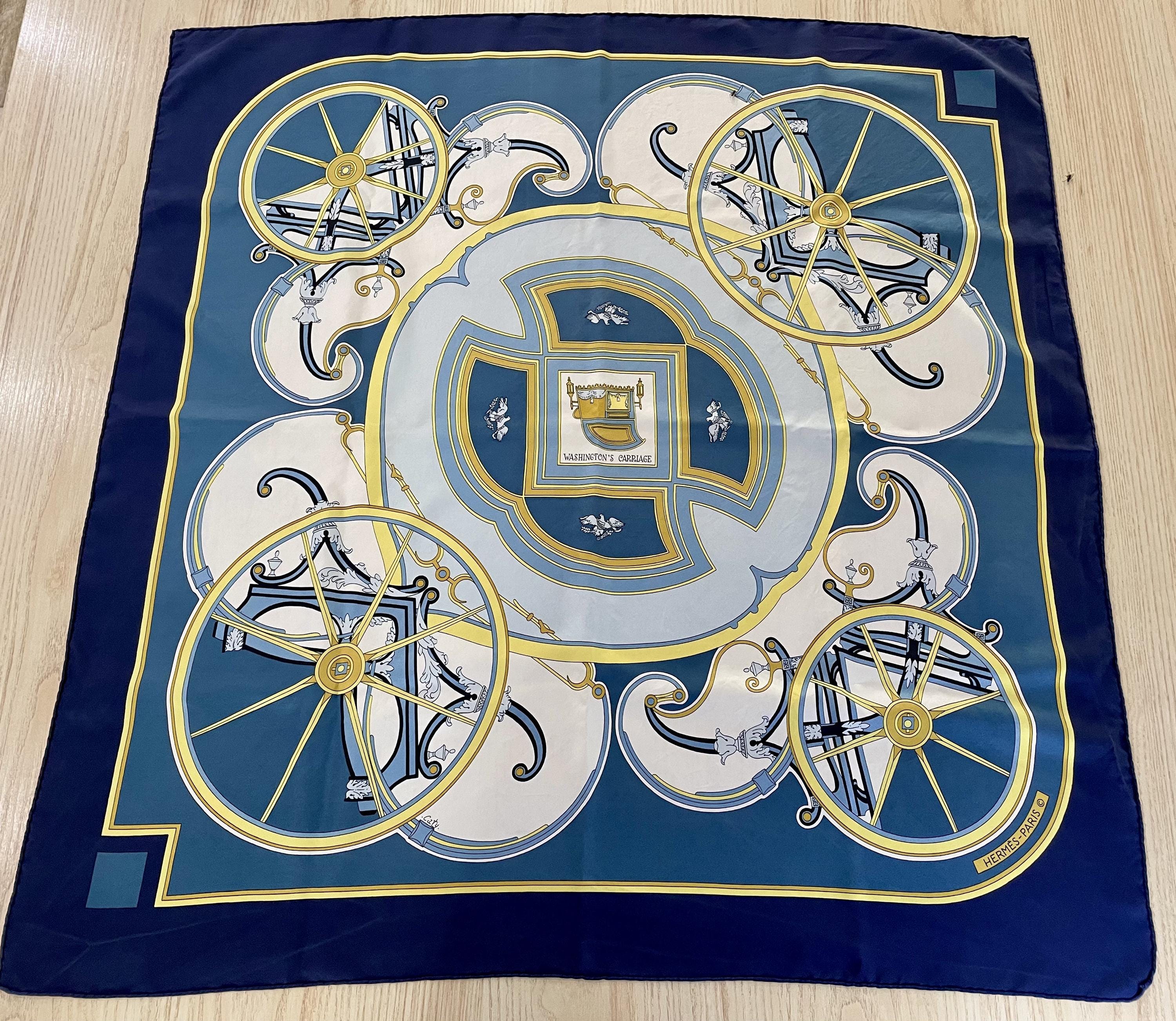 Hermes Scarf Washingtons Carriage - Etsy