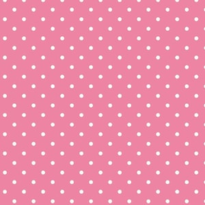 Swiss Dots White on Hot Pink:  Riley Blake Designs 1  Yard