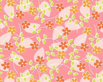 Floating Blossom in Pink: Quiet Time by Tamara Kate - 1 Yard Cut