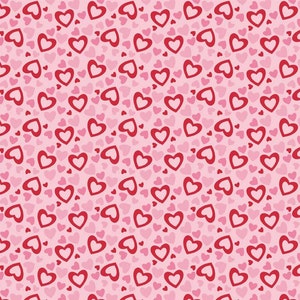 Holiday Hearts Multi - Riley Blake Designs - 1 Yard Cut
