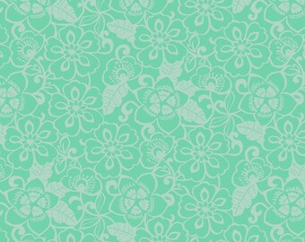 Pearl Mint - Maude Asbury -  Blend Fabrics. 1 Yard Cut