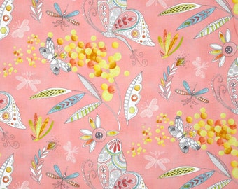 Tamera Kate per Michael Miller Fabrics Flight Patterns Mimosa 1 Yard Cut