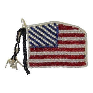 American Flag Red/white/blue Sequin Sequin Appliqué Patch DIY Projects