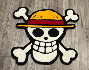 One piece tufted rug