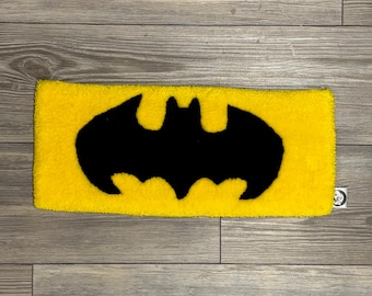 Batman keyboard tufted rug