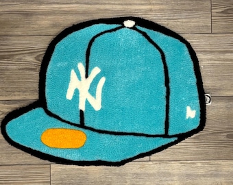 Custom New York inspired SnapBack tufted rug
