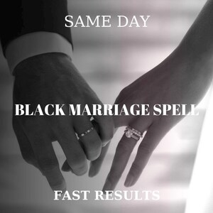 Hechizo de matrimonio negro, ritual de compromiso oscuro para unir al amante en matrimonio, poderosa manifestación de unión, lanzamiento el mismo día