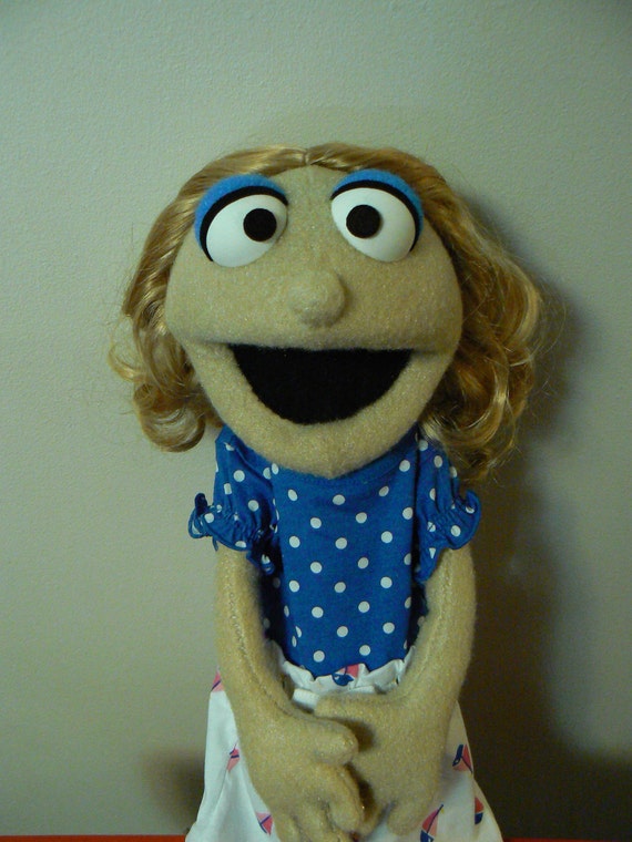 girl hand puppet