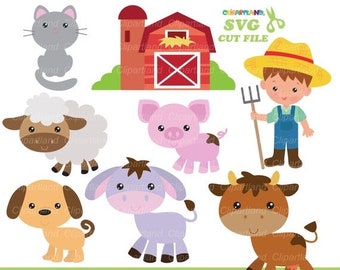 Download Farm Animals Svg Etsy