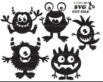 Download Cute Monster Svg Etsy