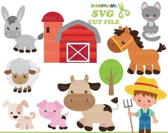 Download Farm Animals Svg Etsy