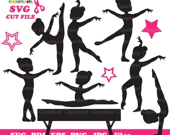 Download Gymnast Silhouette Etsy
