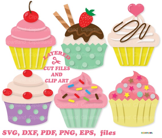 INSTANT Download. Cupcake cut file svg. Ccu_1. Commercial license is included!