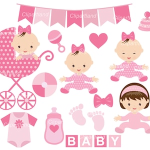 Download instantâneo. Clipart de menina. Cbg_3. Uso pessoal e comercial.