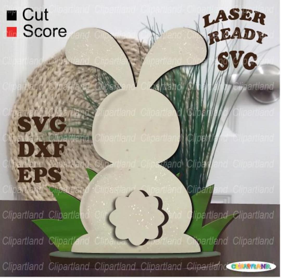 Easter Bunny Shelf Sitter Laser Cut File SVG (digital Download) - Etsy UK