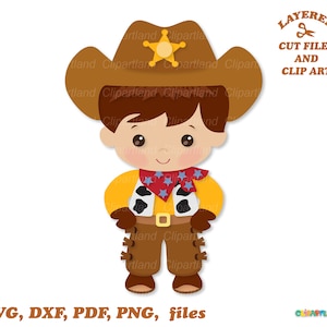 SOFORTIGER Download. Niedliche kleine Cowboy svg geschnitten Datei und ClipArt. Persönliche und kommerzielle Nutzung. C_10.