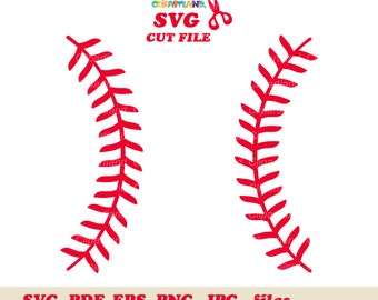 INSTANT Download. Baseball stitches svg cut files.  Cbs_1. Personal and commercial use.