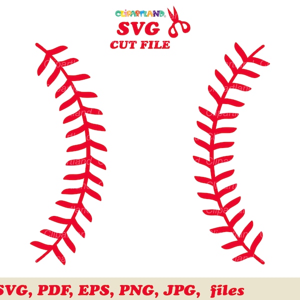 INSTANT Download. Baseball stitches svg cut files.  Cbs_1. Personal and commercial use.