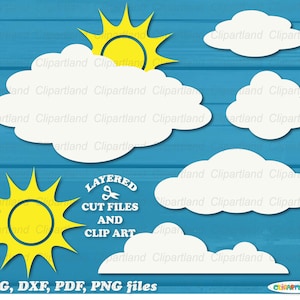 Download instantâneo. Nuvens agrupam arquivos de corte SVG. Uso pessoal e comercial. C_2.