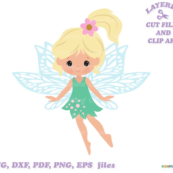 INSTANT Download. Cute fairy svg cut file and clip art. Commercial license is included! F_35.