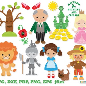 INSTANT Download. Wizard Oz cut file and clip art svg. Commercial license is included! W_3.