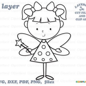 Téléchargement instantané. Adorable petite fée en forme de bonhomme allumette dans une lime et une image clipart. Usage personnel et commercial. F_4.
