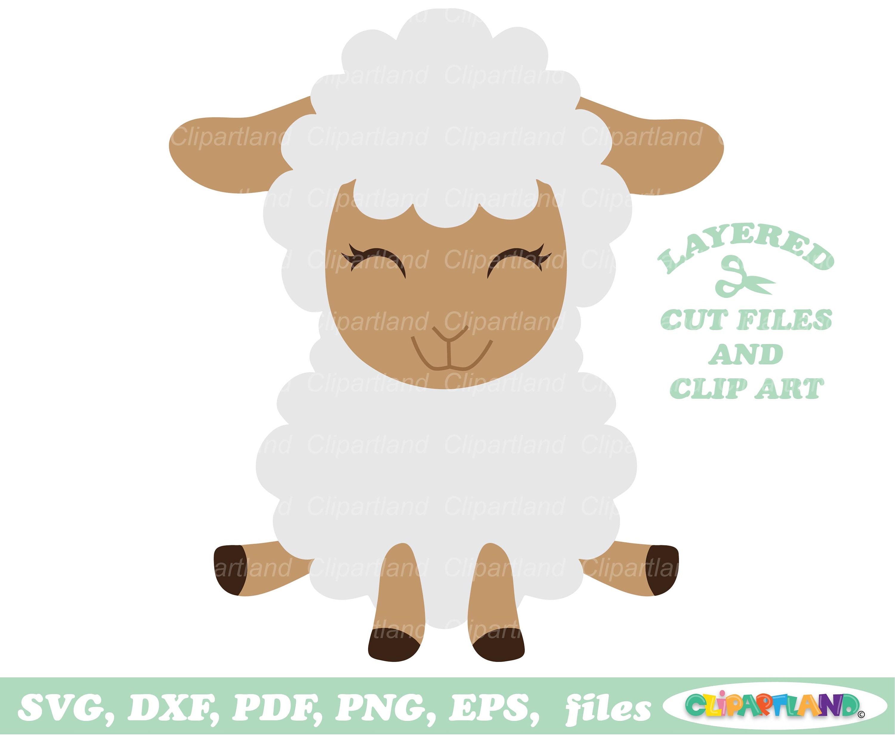 Sheep Clipart - Etsy