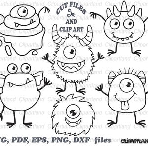 SOFORTIGER Download. Kommerzielle Lizenz ist inklusive bis zu 1000 Nutzung! Stick Figuren Monster Schnittdateien und ClipArt. Stm_5.