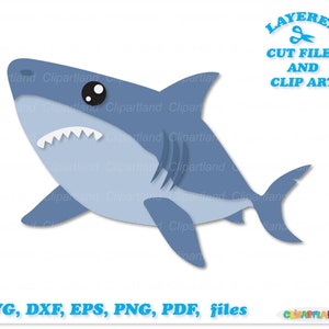 INSTANT Download. Shark svg cut file and clip art. Commercial license is included! S_2.