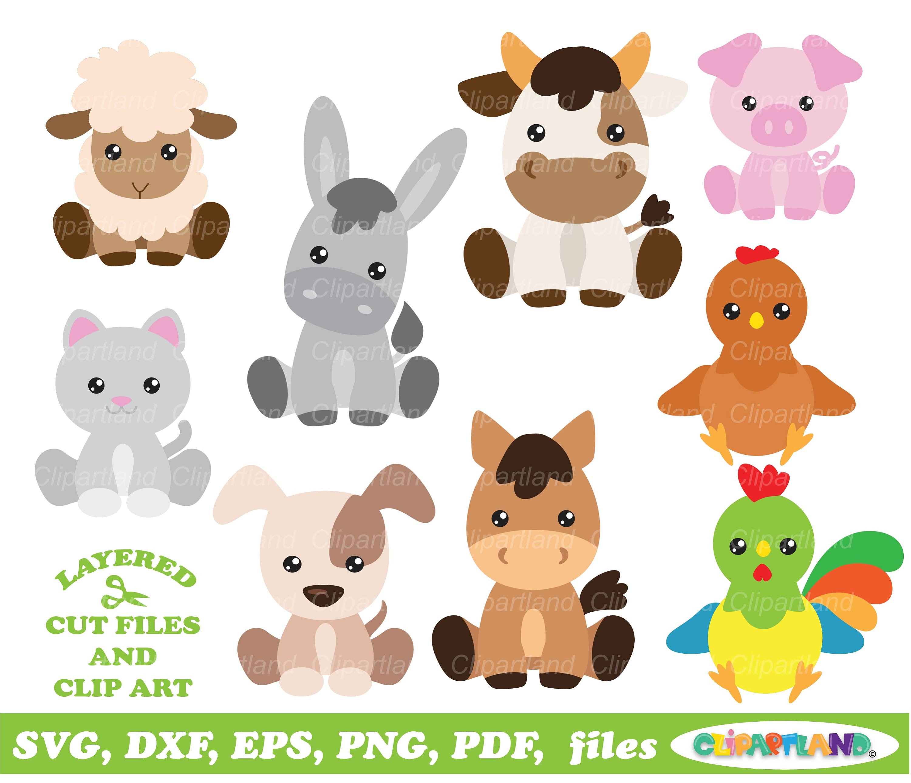 Clipart Baby Farm Animals