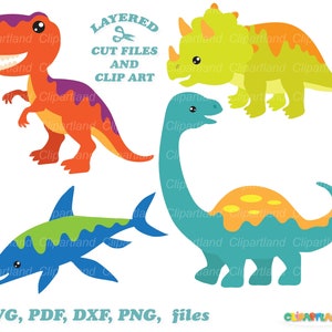 SOFORTIGER Download. Süße Dinosaurier svg Schnittdateien. D_30. Persönliche und kommerzielle Nutzung.
